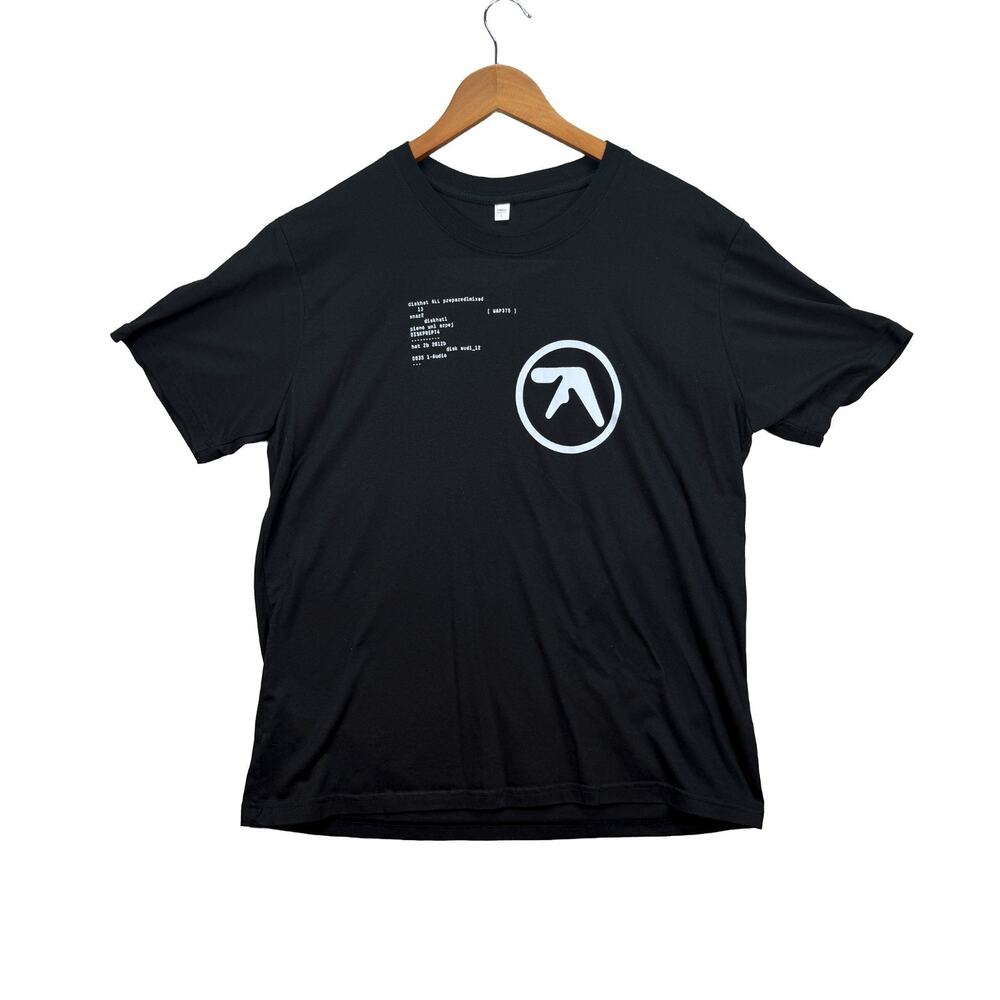 Aphex Twin Black T Shirt Come to Daddy Ambient Techno Acid Jungle Music Black L